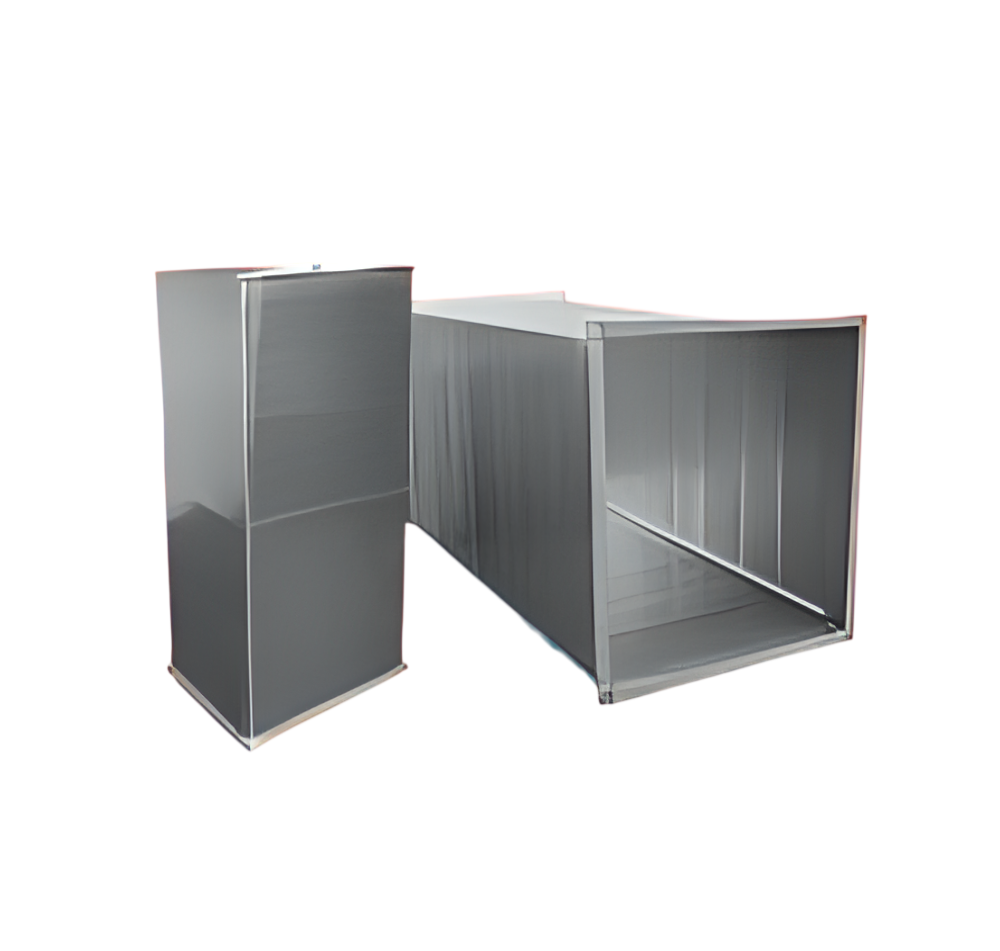 Прямоугольные воздуховоды из оцинкованной стали