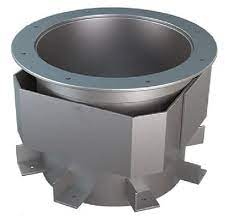 Стаканы стальные для крепления крышных вентиляторов, дефлекторов, зонтов