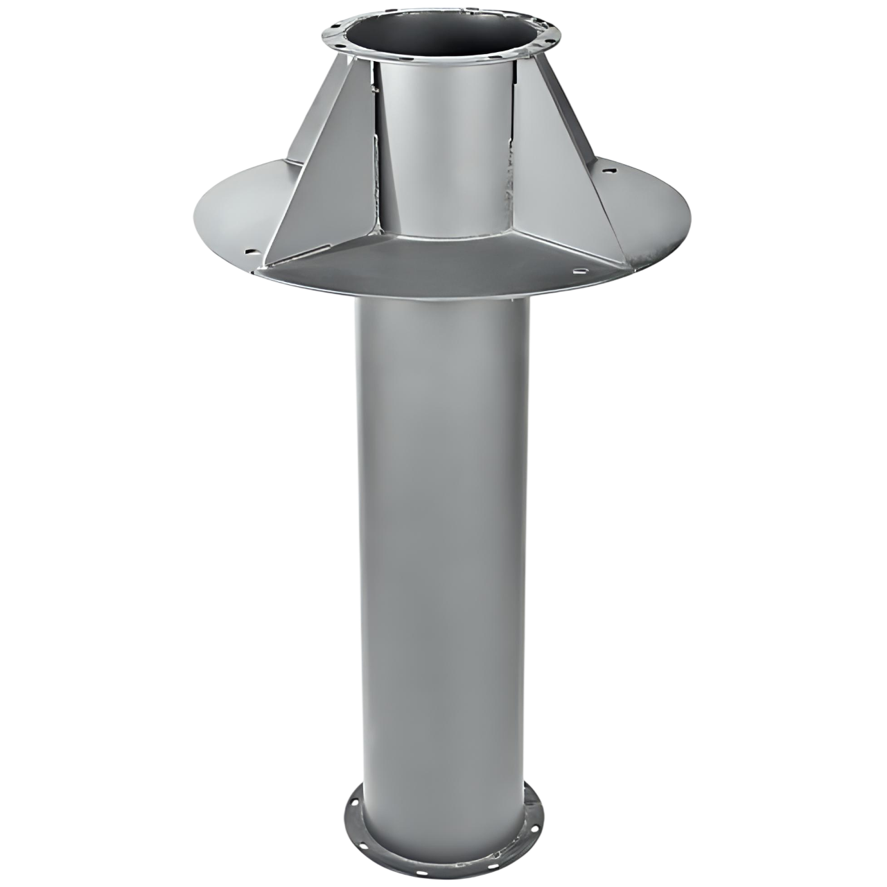 Узлы прохода с клапаном с площадкой под электропривод типа УП3, УП4, УП5, УП6, УП7